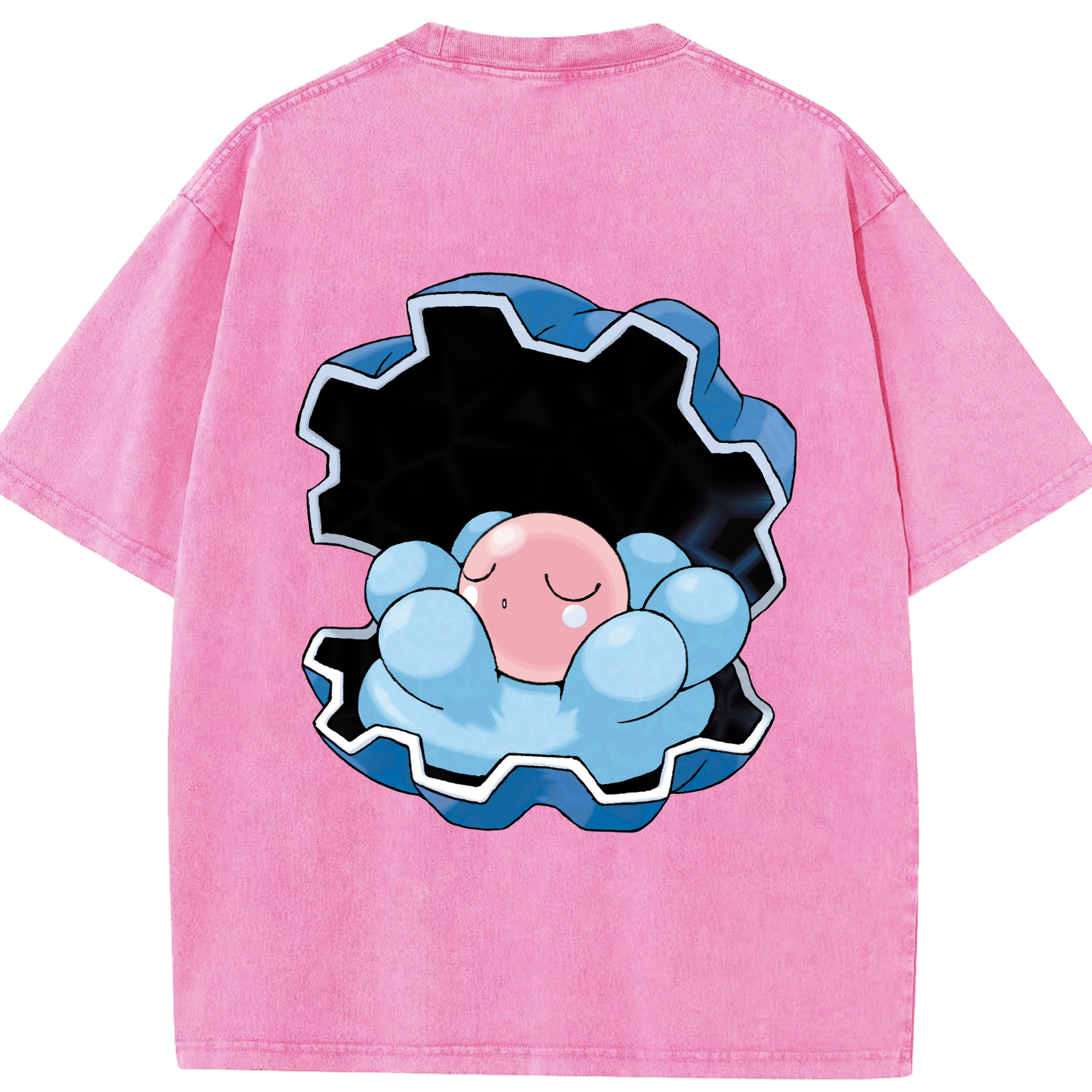 （画像用） ポケットモンスター Pokémon 綿100% ヴィンテージ風 半袖Tシャツ（背面プリント）